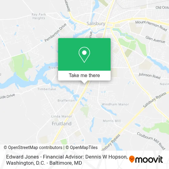 Edward Jones - Financial Advisor: Dennis W Hopson map