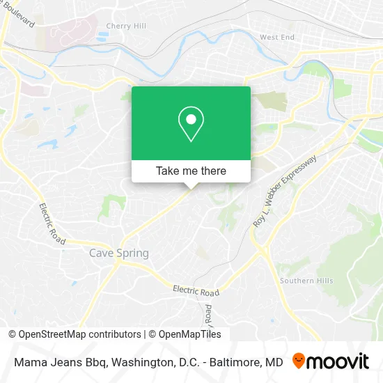 Mama Jeans Bbq map