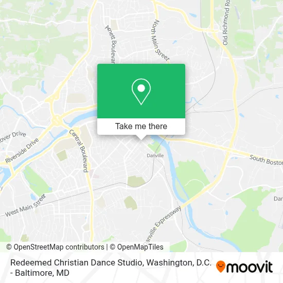 Redeemed Christian Dance Studio map