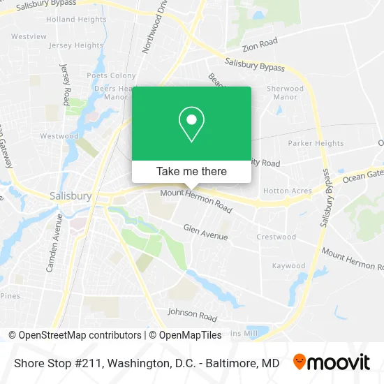 Shore Stop #211 map