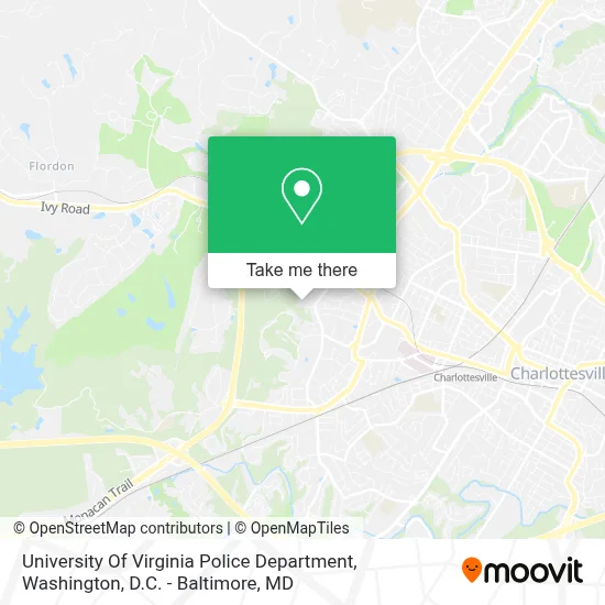 University Of Virginia Police Department map