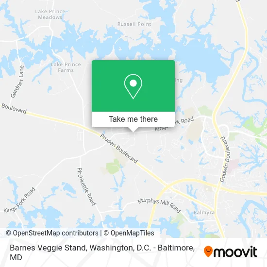 Barnes Veggie Stand map