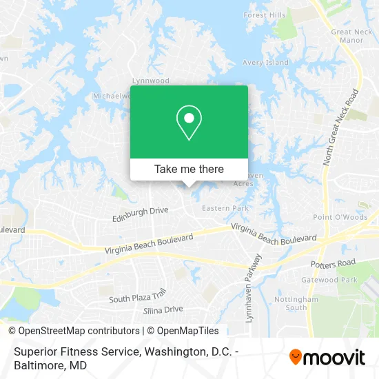 Superior Fitness Service map