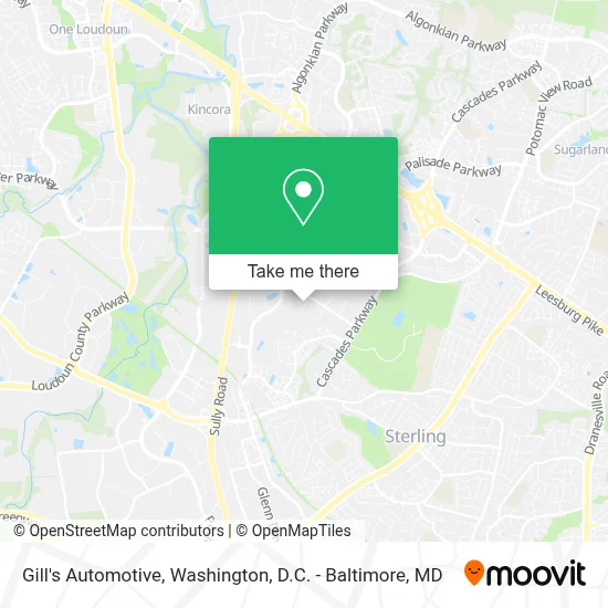 Gill's Automotive map
