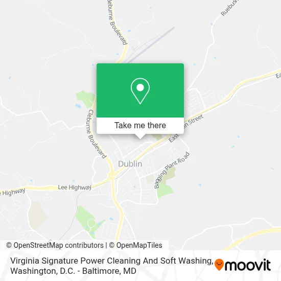 Virginia Signature Power Cleaning And Soft Washing map