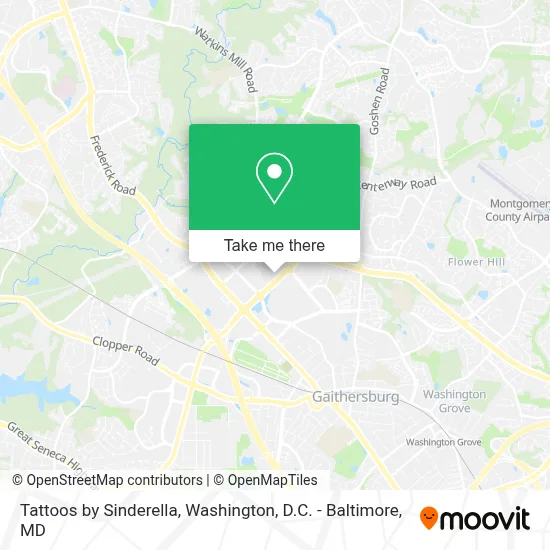 Tattoos by Sinderella map