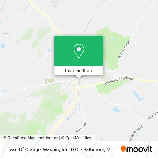Town Of Orange map