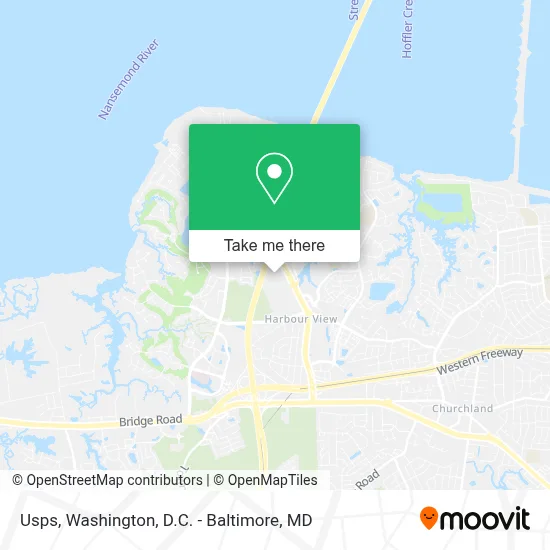 Usps map