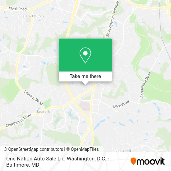 One Nation Auto Sale Llc map