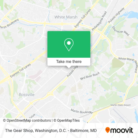 The Gear Shop map