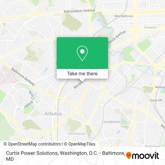 Curtis Power Solutions map