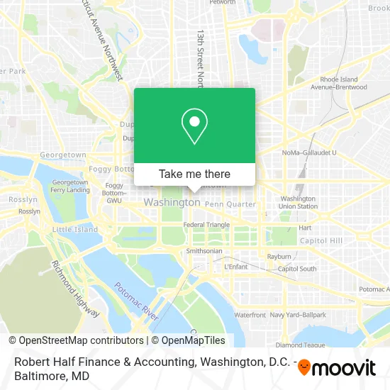 Robert Half Finance & Accounting map