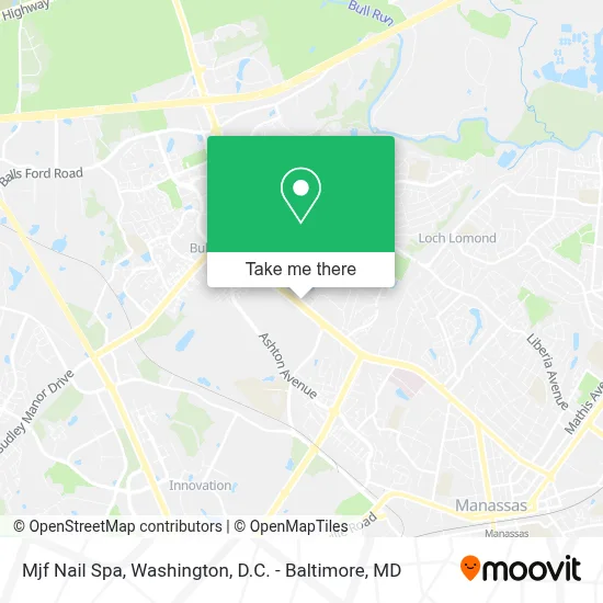 Mjf Nail Spa map