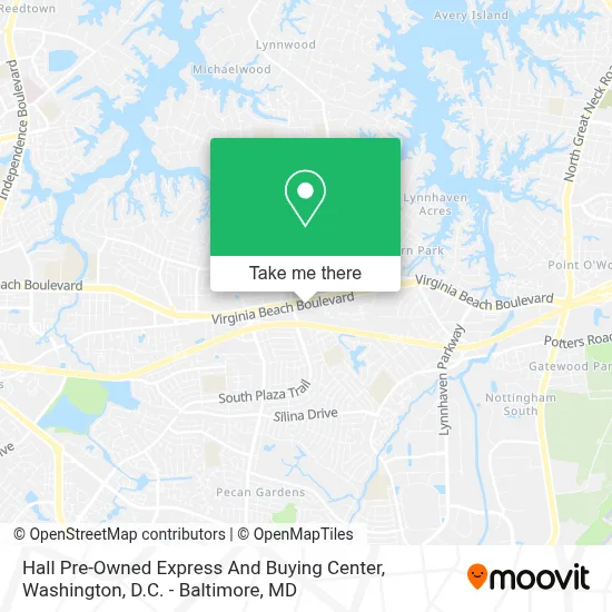 Hall Pre-Owned Express And Buying Center map