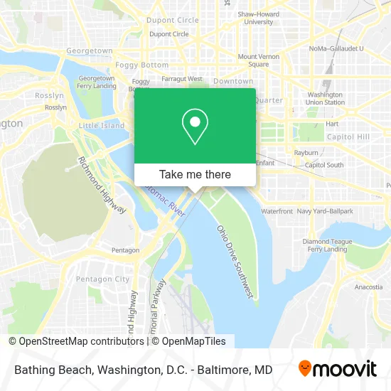 Bathing Beach map