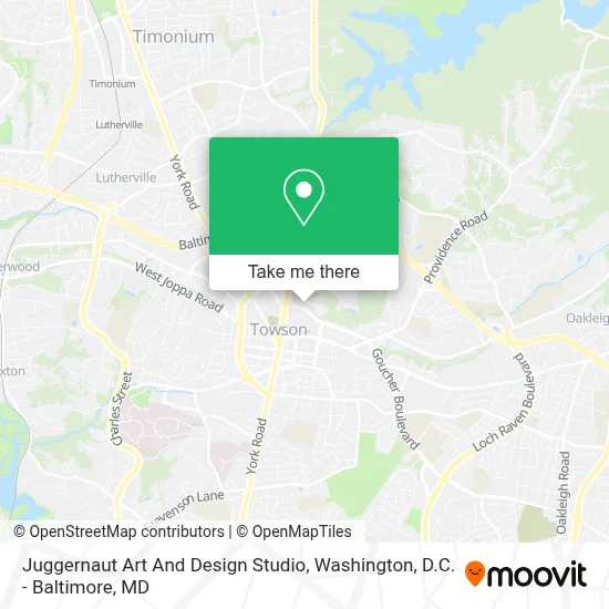 Juggernaut Art And Design Studio map