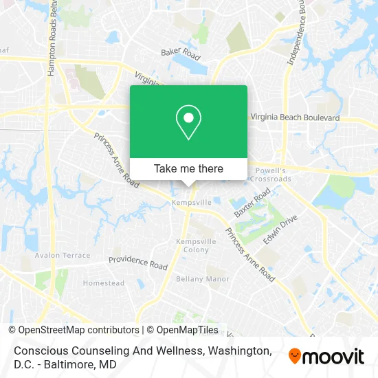 Conscious Counseling And Wellness map