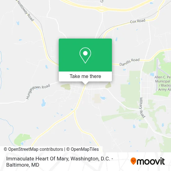 Immaculate Heart Of Mary map