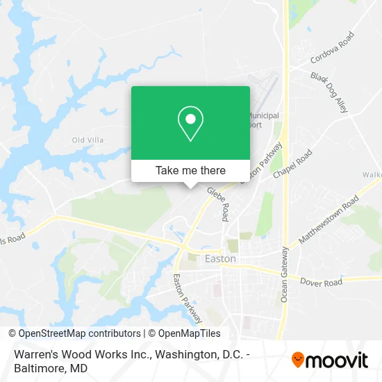 Warren's Wood Works Inc. map
