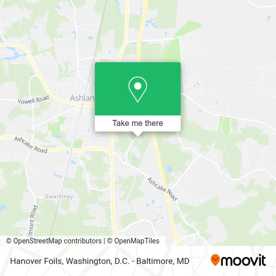 Hanover Foils map