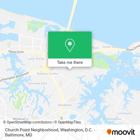 Church Point Neighborhood map