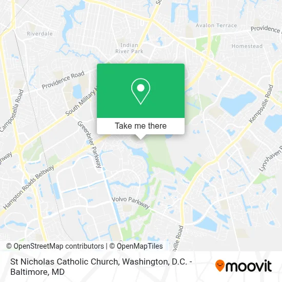 St Nicholas Catholic Church map