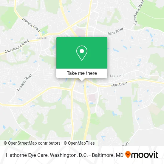 Hathorne Eye Care map