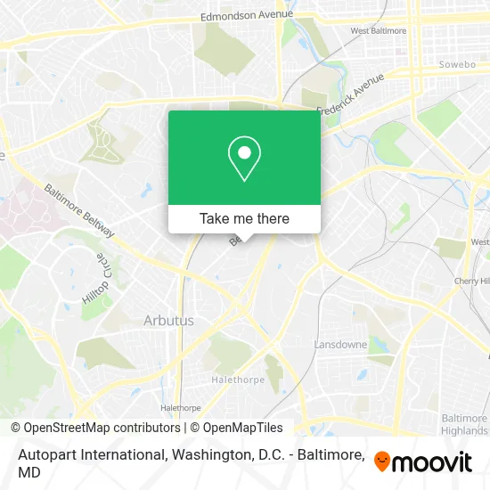 Autopart International map