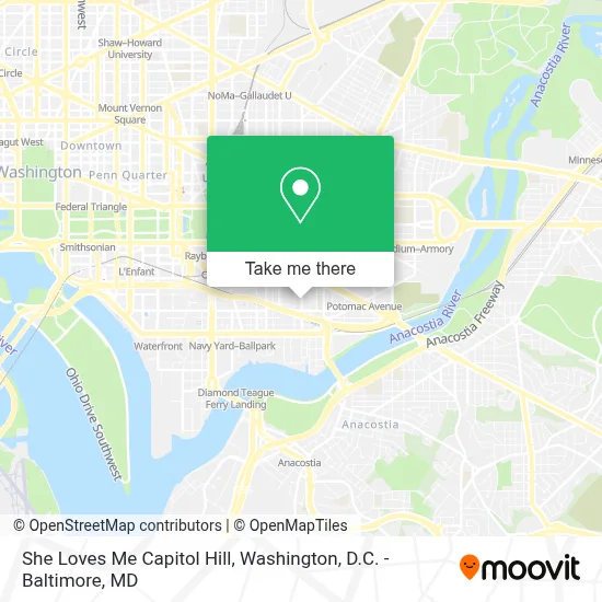 She Loves Me Capitol Hill map