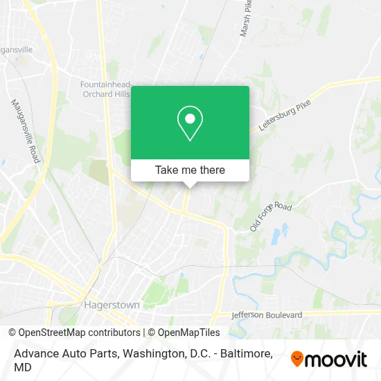 Advance Auto Parts map