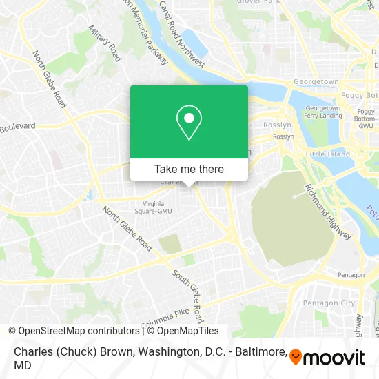 Charles (Chuck) Brown map