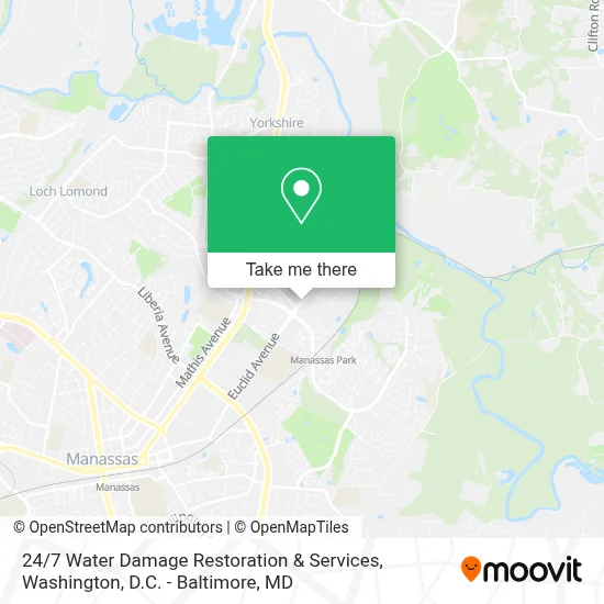 24 / 7 Water Damage Restoration & Services map