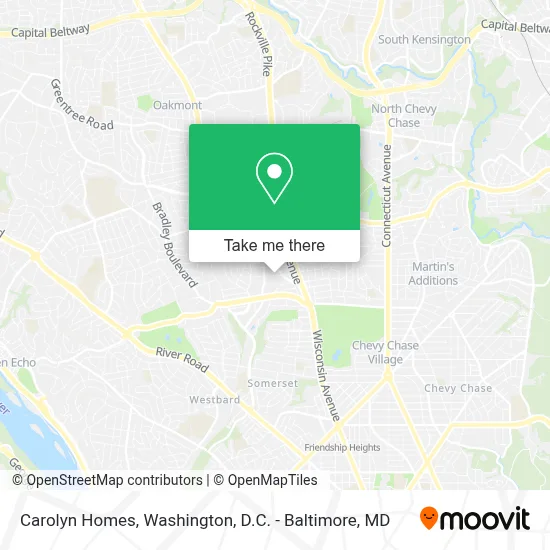 Carolyn Homes map