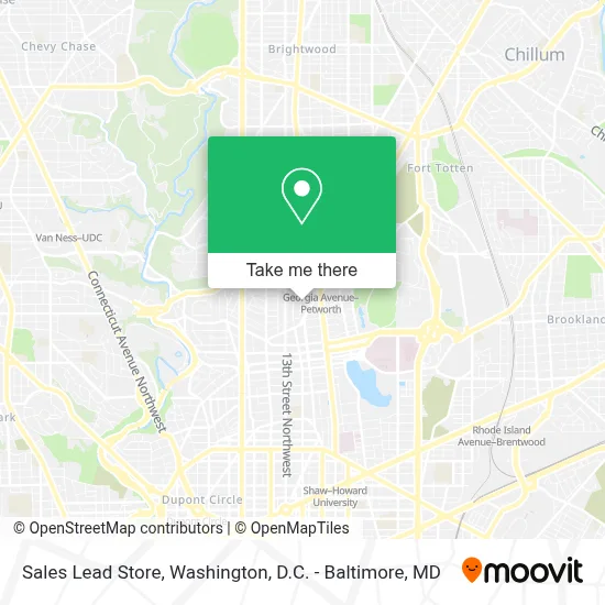Sales Lead Store map