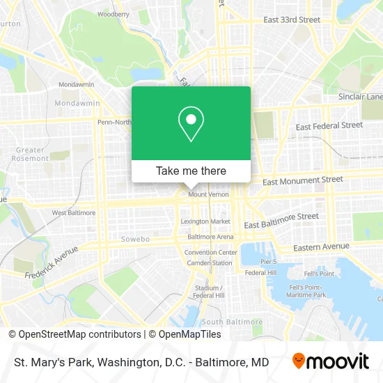 St. Mary's Park map