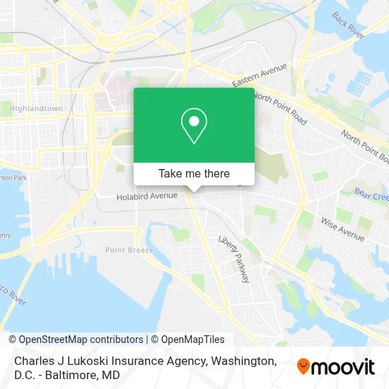 Charles J Lukoski Insurance Agency map