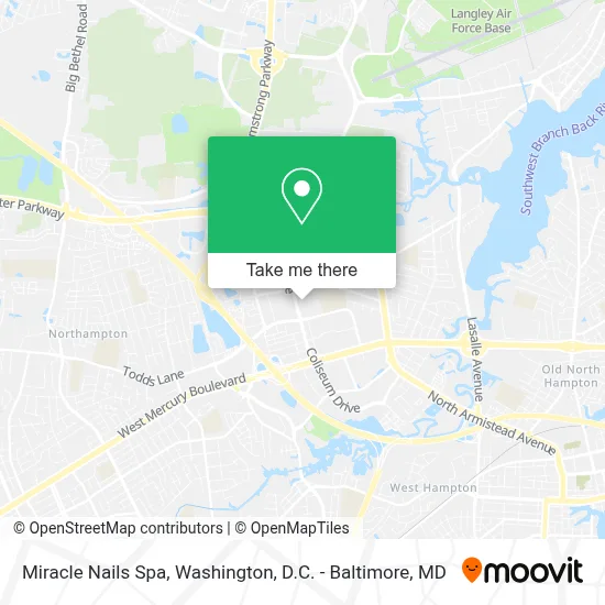 Miracle Nails Spa map