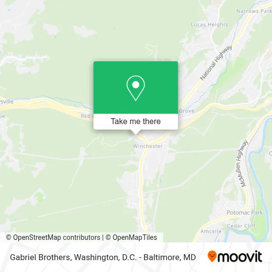 Gabriel Brothers map