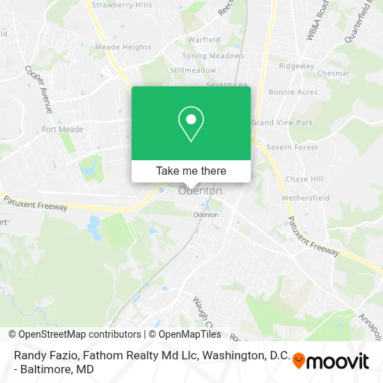 Randy Fazio, Fathom Realty Md Llc map