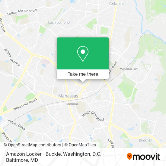 Amazon Locker - Buckle map