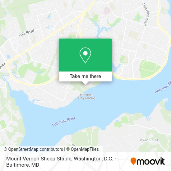 Mount Vernon Sheep Stable map