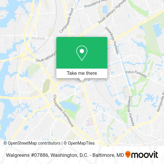 Walgreens #07886 map
