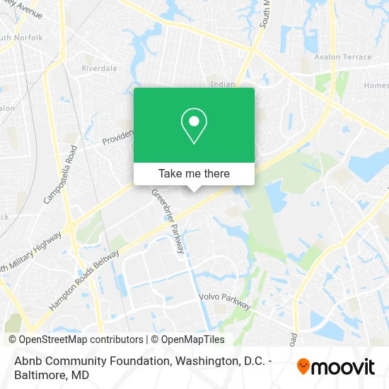 Abnb Community Foundation map