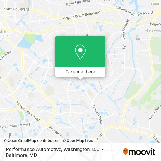 Performance Automotive map