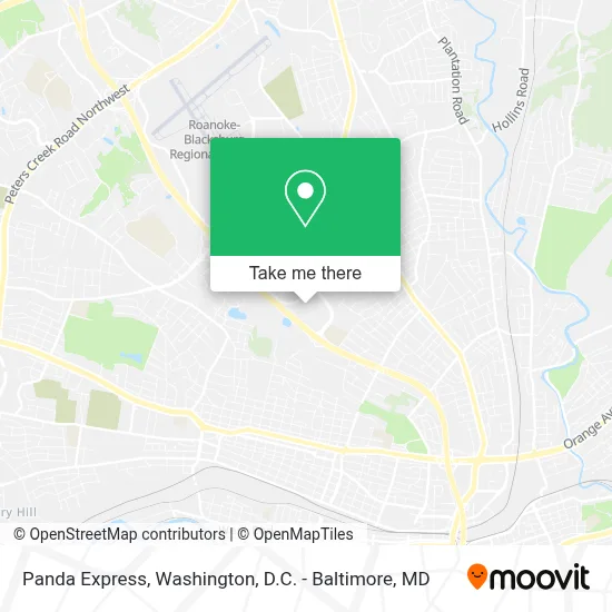 Panda Express map