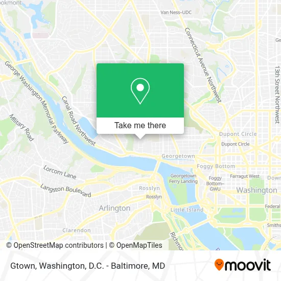 Gtown map