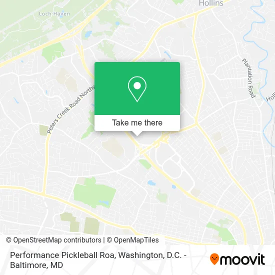 Performance Pickleball Roa map