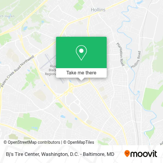 Bj's Tire Center map