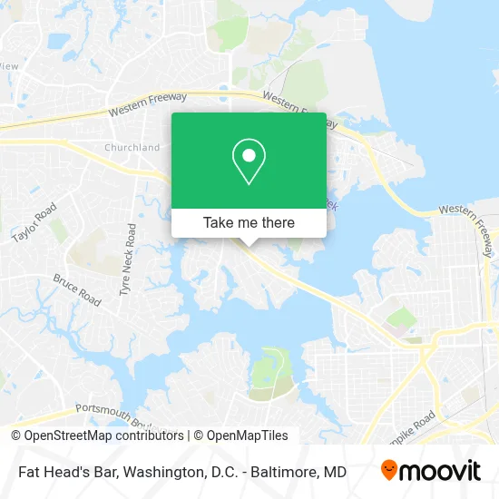 Fat Head's Bar map