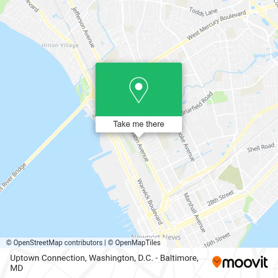 Uptown Connection map